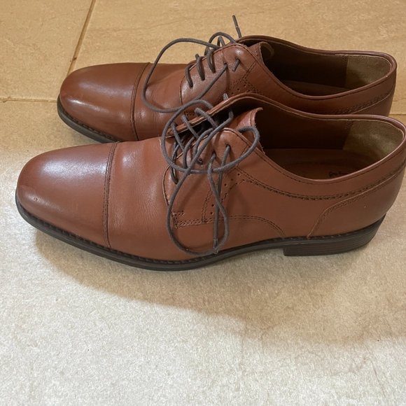 Johnston & Murphy XC4 Waterproof Dress Shoe, Branning Cap Toe, Tan, US Men's 8M - Picture 6 of 8